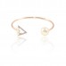 Triangle Rose Gold Bracelet